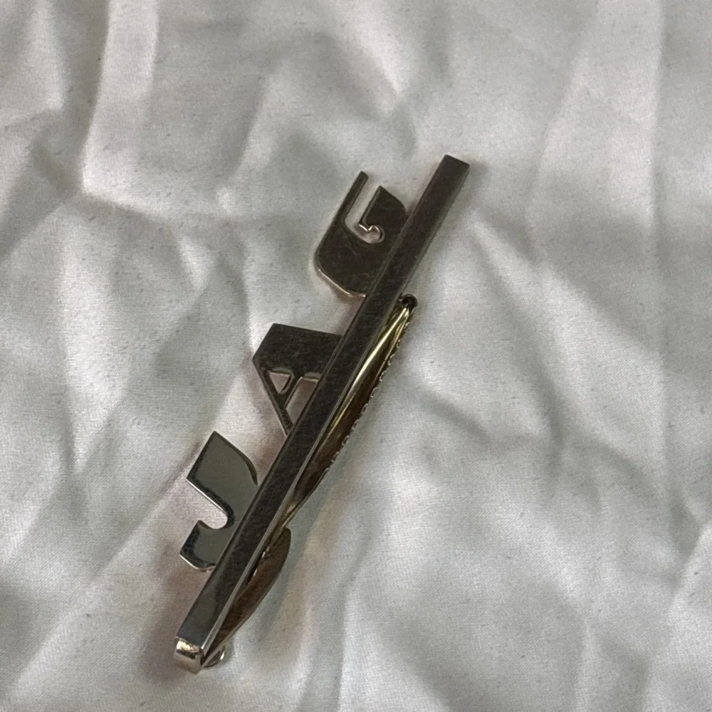 Vintage Hickok USA Tie Clip w/‎ Tie Tack PARTS Repair 2-Piece Lot